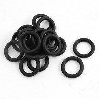 eDealMax 15.9mm Od 2.65mm Thickness Oil Seal Filter O Rings Washers (20 Piece)  Black - B07GSDB3C2